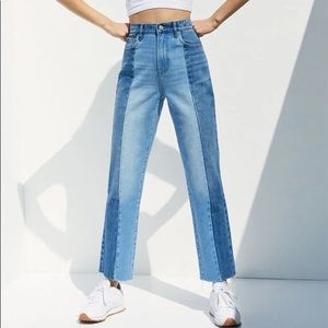 Pacsun Two Tone Mom Jeans 24